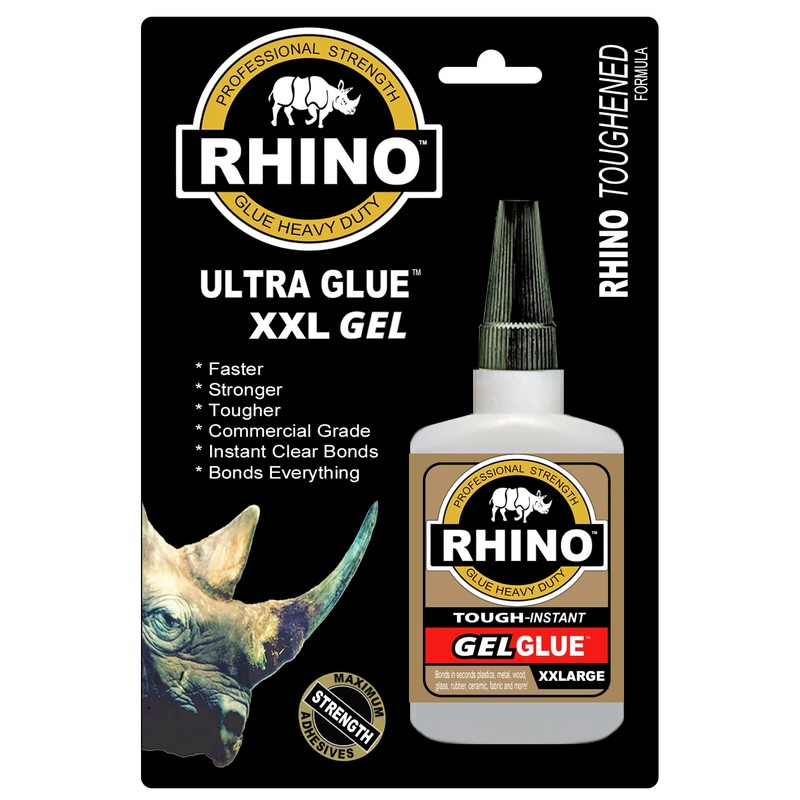 Rhino Glue Ultra Kit, Heavy Duty 80 Gram Clear
