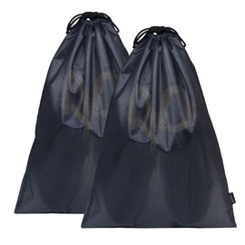 Gloppie Shoe Case Drawstring Bag, Black