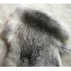 4pack Natural Tanned Rabbit Fur Hide Rabbit Skin Pelts Gray(10"