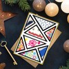 Die Cuts for Card Making, Rectangle Triangle Background Cutting Dies