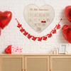 Eersida Valentine's Countdown Calendar Canvas Pocket Valentine Advent Calendar Valentine's