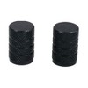Black Metal Valve Caps Wheel Tyre Dust Cap Air Stem