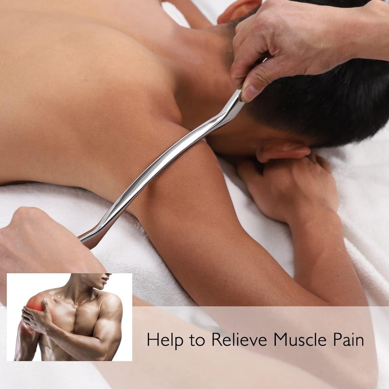 NZNZ WAXOD Muscle Scraper Tool Stainless Steel Gua Sha Massage