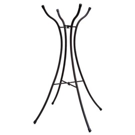 Evergreen Garden Metal Hourglass Shape Bird Bath Stand for Outdoors | Fits up to 18" Diameter Bowls | Weatherproof Easy Assembly | 4 Stable Legs for Garden Patio Outside