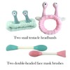 Snail Bands, 2 Pieces with 2 Mask Brushes, Makeup Bands