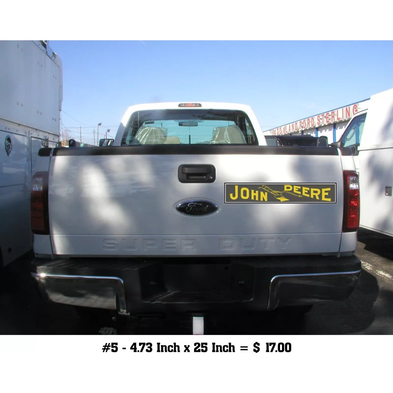 Vintage John Deere Vintage Historic 1800's Redrawn Emblem Sticker Decal