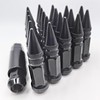 NETFLBT M12x1.5 Lug Black Nuts Lug,Spike Lug nut for Acura,