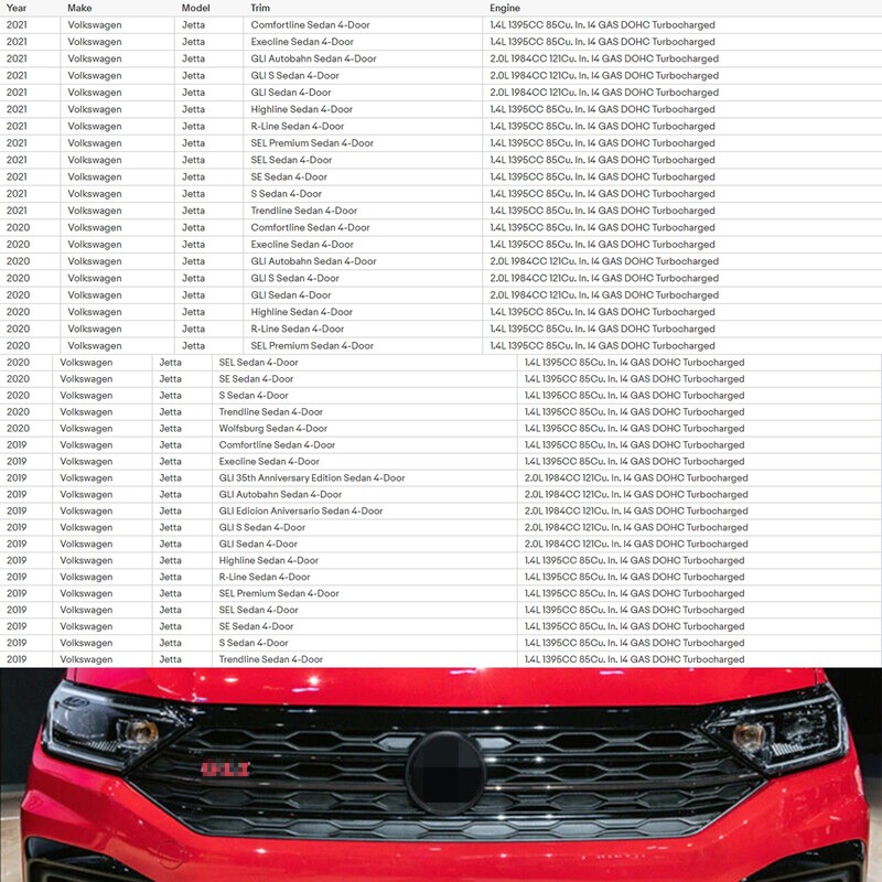YLT AUTO Front Bumper Cover Upper Grille Replacement Shroud Gloss