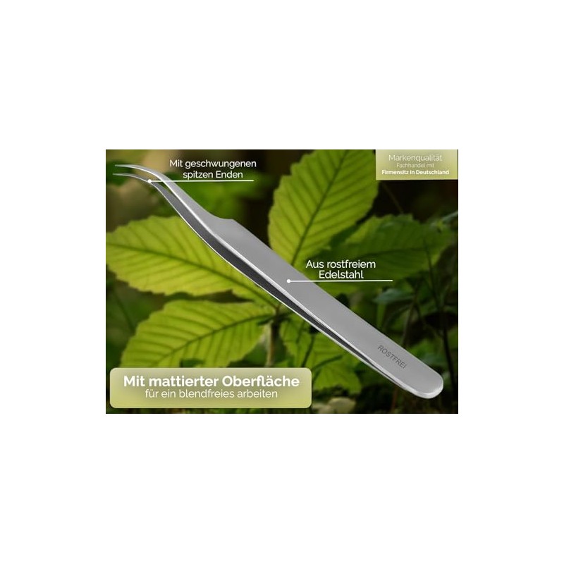 InstrumenteNRW Tick and Chip Tweezers 11.5 cm Stainless Steel Classic