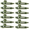 DanYun Tent Clips Camping Fixing 12-Piece Set Tarp Clips Plastic