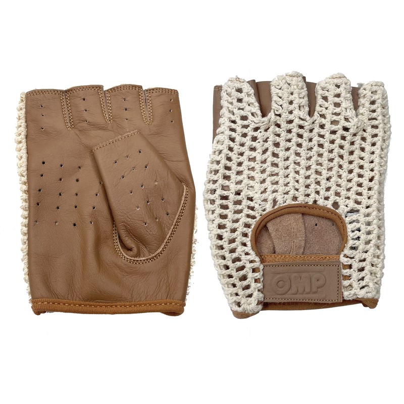 OMP TAZIO Brown Large IB/747 Driving Gloves