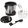 Brentwood DF-701 Electric Deep Fryer, 1-Liter, Stainless Steel