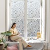 Donox Privacy Window Film,Decorative Stained Glass Window Film,Static Cling Sun
