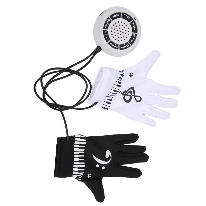 Electronic Piano Gloves for Kids Adults with Speakers Portable Party