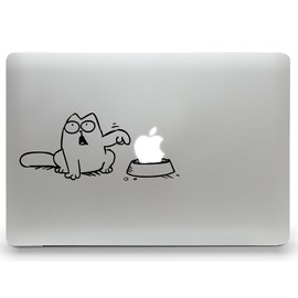 Cat Hunger Sticker MacBook Air Pro Sticker Decal Apple (11 Inches)
