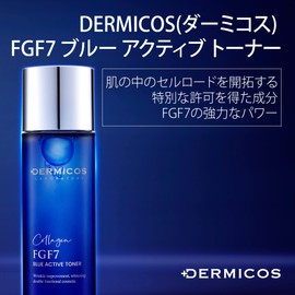 DERMICOS FGF7 Blue Active Toner, 4.2 fl oz (120 ml), All-in-One Lotion, Skin Care, Korean Cosmetics