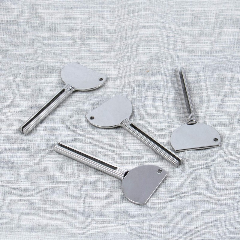 AUEAR, Stainless Steel Toothpaste Tube Squeezers Key Silver for Home