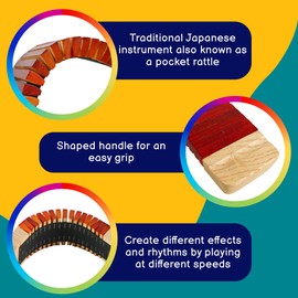 A-Star Hardwood Kokiriko Sound Effect Instrument