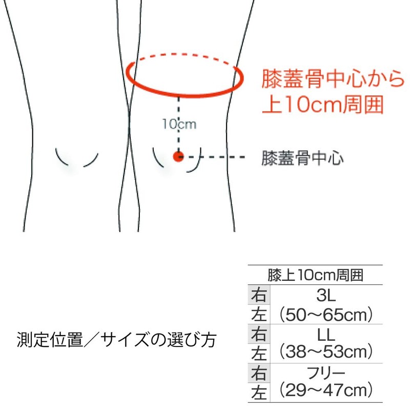 bonbone 膝サポーター ニーラップサマー200 ブラック 右ブラック フリー