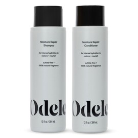 Odele Set De Regalo De Champú Y Acondicionador Sin Sulfatos Moisture Repair, Para Una Hidratación Intensa Que Ayuda A Restaurar Y Nutrir El Cabello