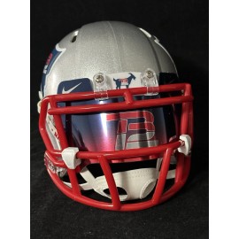 Tom Brady (unsigned) TB12 Custom Mini Helmet Patriots Version