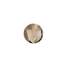 Gold Necklace For Women Gold Layered Necklaces Women's Dainty 14k Gold Necklace Gold Jewelry For Women Suitable As a Gift For Your Favorite People