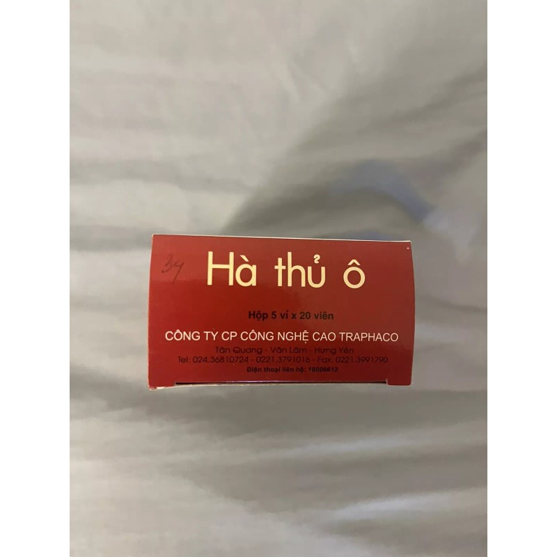 Traphaco Ha thu O Sugar Coated Tablet 5 Packs x