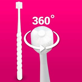 Oralieve 360⁰ Tooth and Mouth Manual Brush, Soft Bristles, Great for Sensitive Mouths, Gentle, Effective and Easy Dental Care