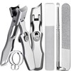 VOGARB Curved and Slanted Nail Clippers for Men Thick Toenails
