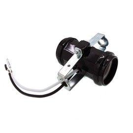 Medium Base E26 Double Light Fixture Socket,JNXQWE Phenolic Multi-Cluster Incandescent Lampholder with 1/8 IP Bracket 10cm Wire Pack of 1