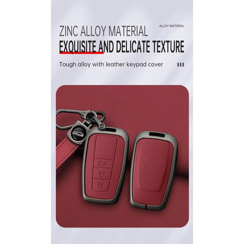 ontto 3 button Key Fob Cover Fit for Toyota 86