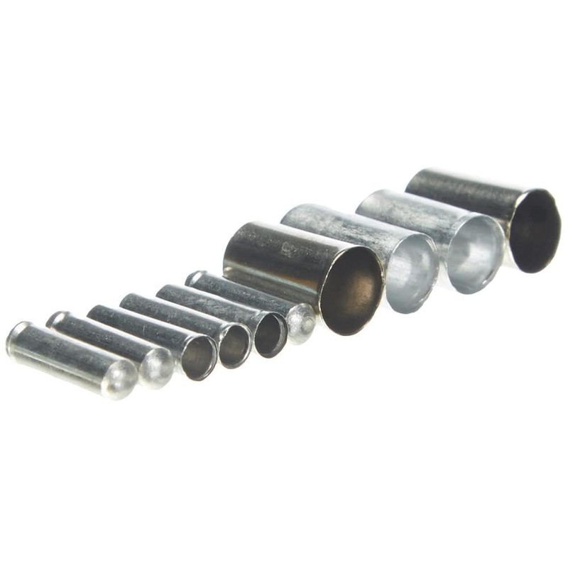 Prophete Shimano Kabelendhülsen-Set, 10-teilig, Farbe schwarz