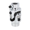 X AUTOHAUX 3/4" Round Smooth X 3/4"-36 Spline Chrome Universal
