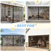 12x8Ft Garage Door Screen 1 Car Magnetic Garage Screen Door
