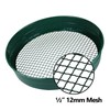 simpaoutdoor Steel Garden Riddle Sieve 1/2" 12mm Mesh 70mm Deep