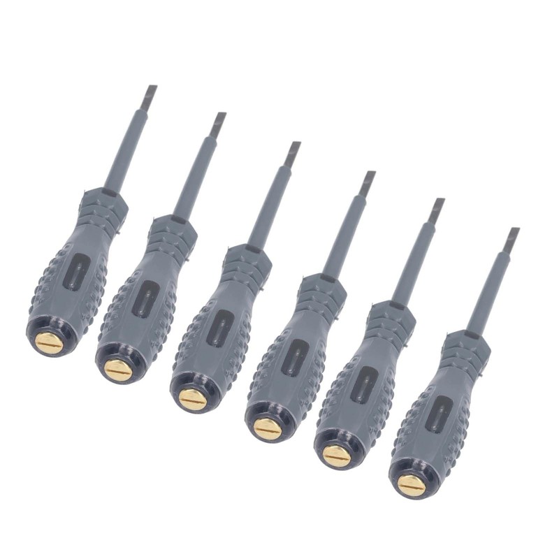 6pcs B05 Voltage Tester Non-Contact Electrical Test Pen with LED