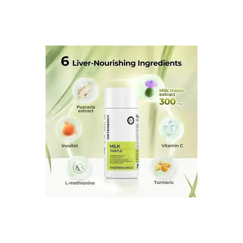 Oxyenergy Milk Thistle Liver Detoxcoloncleanse Vitaminc