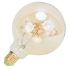 Edison Led Light Bulbs 4W 2200K Warm Light Transparent Energy