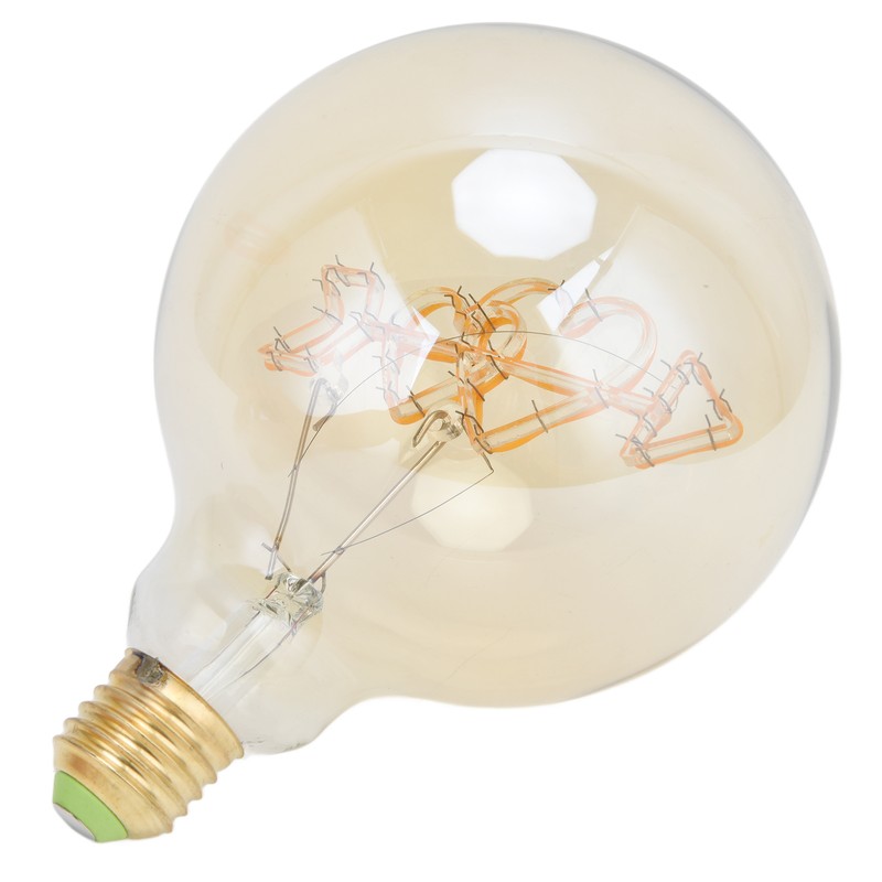 Edison Led Light Bulbs 4W 2200K Warm Light Transparent Energy