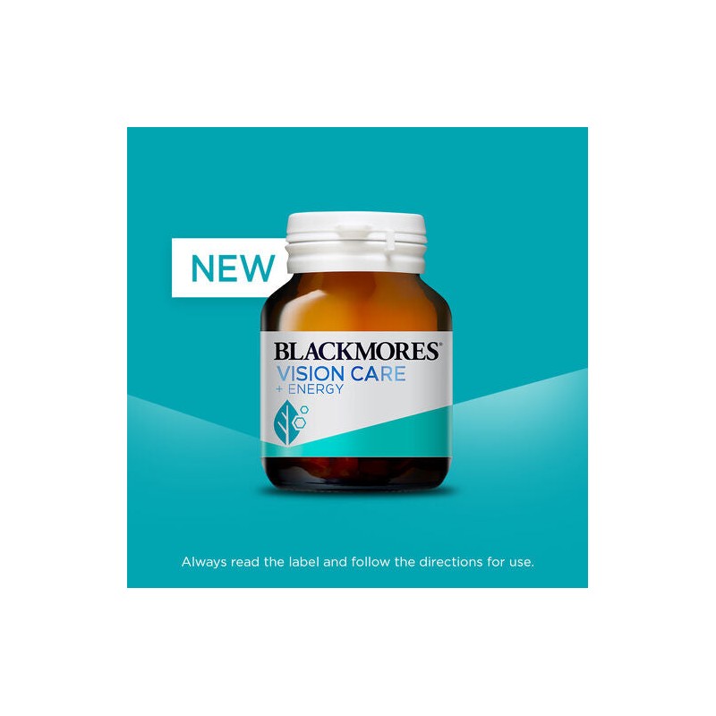 Blackmores Vision Care + Energy 60 Capsules