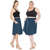 Stretch is Comfort - Falda de bolsillo para mujer, Verde