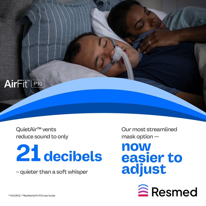 ResMed P10 Nasal Pillow Cushion - Replacement Silicone CPAP Mask