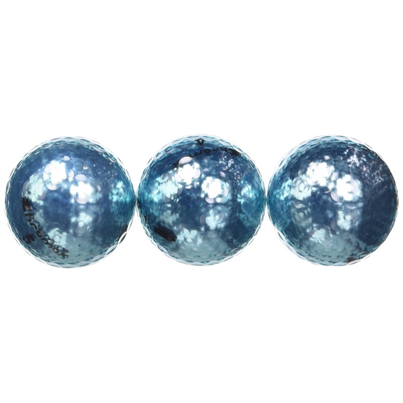 Chromax Metallic M5 カラーゴルフボール (3パックチューブ) ブルー