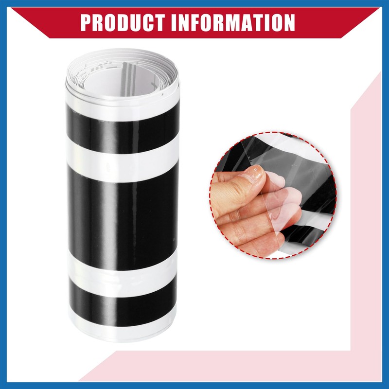 A ABSOPRO Hood Stripe Pattern Sticker/Outer for Car/Durable / 1