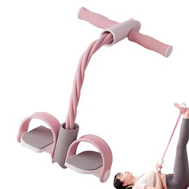 Pedal Puller Resistance Rope, Sit Up Tension Foot Pedal, Elastic Strength Training Equipment Puller Band for Yoga Pilates Gym Home Use