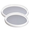 Bedeco Spice Rack, Fridge Turntable, Pack of 2 Kitchen Organiser,