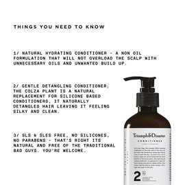 TRIUMPH & DISASTER | Conditioner | Moisturising Conditioner with Keratin and Argan Oil 500 ml