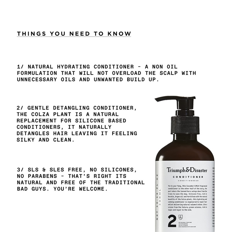 TRIUMPH & DISASTER | Conditioner | Moisturising Conditioner with Keratin