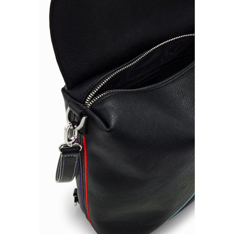 Desigual Women's Accessories PU Backpack Mini Black, black