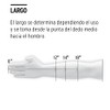 Truper GU-515, Guantes de carnaza, para soldador, puño largo de